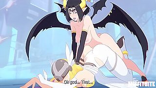 Digicore Domination Angewomon X Lilithmon - Car Toon