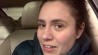 Horny Wife Cheats On Husband With Big Cock Blowjob In Public