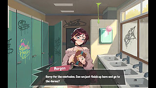 Femboy Futa House Futanari Hentai Game Ep.1 the Cute Goth Girl Is Hiding a Small Cock Under Her Skirt!