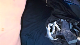 Redhead hot wife on her knees for deepthroat blowjob  BWC