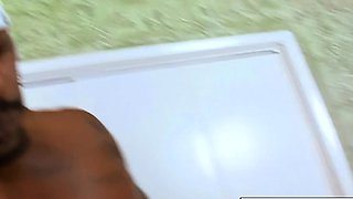 DOWN FOR BBC - Redhead Black Girl Massive Big Booty