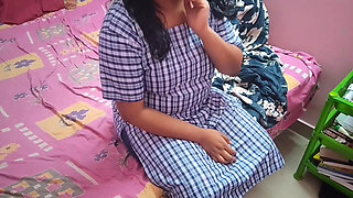 Stepdad fucked her asshole for having a boyfriend - Indian Desi Anal Sex