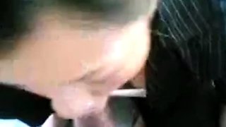 SG Malay Girl Gives Blowjob in the Staircase