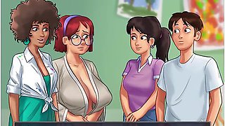 Miss Ross All Sex Scenes In Summertime Saga Porn Game Completed Sex Scenes Compilation With Car Toon