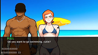 Readhead Bimbo Gwen gets Fucked Rough by BBC while her Cuck Boyfriend  (Gwen NTR) (Gameplay)