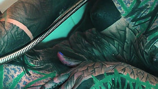 Solo Teen Masturbation Testing My New Shower Wand Toy