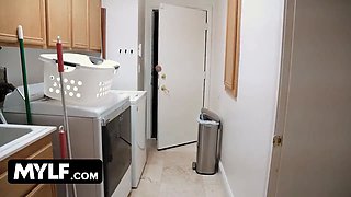 Innocent red haired wife dressed as gets predominated by her cheating hubby and his big boobed blonda slut