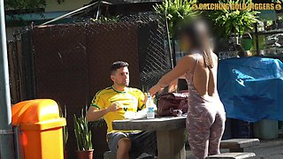 Hot Bubble Butt Brazilian Surrenders to Hard Passion
