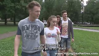 Young Sex Parties - Teens Rita Milan, Foxy having a home fucking party