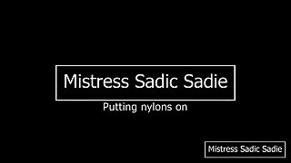 Sensual and Slow, Putting Nylons on