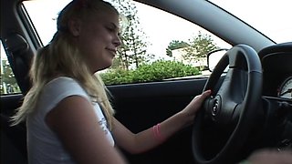 Little Summer Fingering at the Car