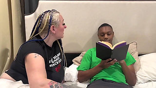 Livie Blainn Milks Cory Strokes While Reading