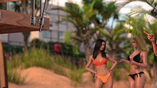 Dominos Beach 4 - Alex Lands a Beach Job with Fiona’s Help