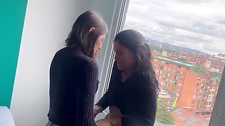 Ex-Girlfriends Lesbian Friend Fucks Scarlettandc