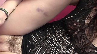 Karlee Paige Masturbates in Black Lingerie