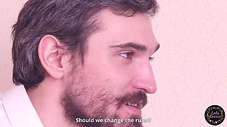 Cards, Money, One Dick . The girl lost to the guy in a card game for undressing and was fucked