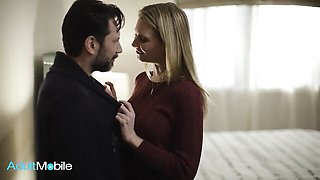 Adult Mobile featuring Tommy Pistol and Ashley Lane's sensual kissing video