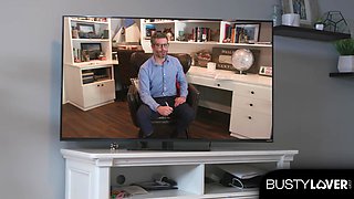 Busty Redhead Summer Hart Seduces Stud Doctor During House Call