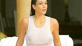 Kim Kardashian Nude Celeb Babe Oiled Pussy