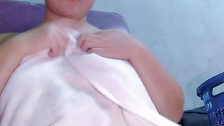 Young Fat Chubby Asian Teen Spread Her Pussy, Will Your Dick Fit in It