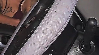 A Penis Flashing on a Rainy Night for Two Brunettes on the Street