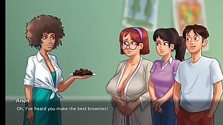 Miss Rose's Anal Lesson - Summertime Saga Teacher Fucks Student 2025