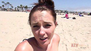Pussy lips sex with looking-good Ashley Stone from ATK Girlfriends