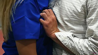 Naughty Nurse Babe fucked in Doctors Office - Anatomy Of Desire Scene with Damon Dice