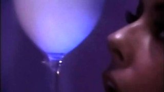 Blonde and brunettes busty MILF sucks and fucks