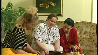 Group orgy with my 2 granny neighbors