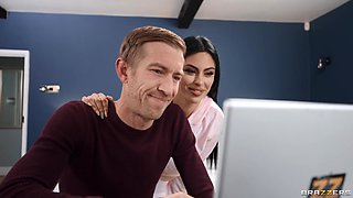 Fucking For His Wife's Sake With Danny D, Sapphire Astrea - Brazzers