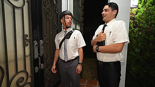 Zoey Foxx Shows the Mormon Boys a Holy Lesson