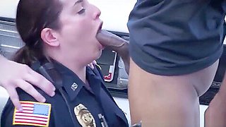 Cop femdom banged by thug outdoors