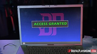 Alluring teen beauty mind-blowing sex video