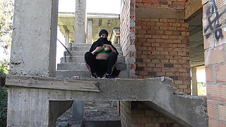 A Famous Wife From Heliopolis with a Milky Chest Closes Her Office and Goes Out to Please Herself