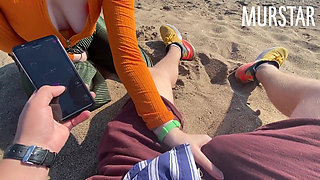 Beach Blowjob. Toma Mur