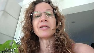 Big Tits Teacher Annika Bond Dirty Talk in German HD Solo