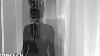 Hot Bunny Halloween Sex - Big Ass Goth Girl Riding in Cowgirl Position - Homemade Amateur HD Video