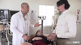 Hot Busty Blonde Cucks Her Husband Because She Wants To Get Pregnant And Her Doctor Offers To Help! - Laney Grey And Will Pounder
