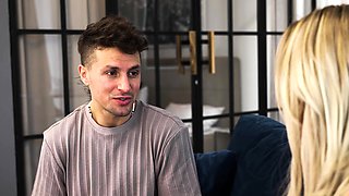 Blonde Nina Heels Gets Amazing Foot Play