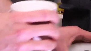 A Young Slut Want to Be Fucked in the Ass by Workers and Her Husband for Satisfy Her Lust