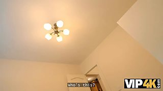 Vip4k. two jaw-dropping girlfriends craved to be facialed in sperm