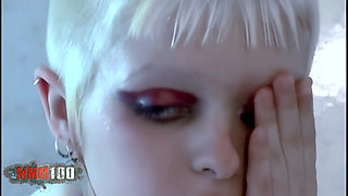 Lili: Photo Series in the Bathroom with the Beautiful Little French Punkette Lili