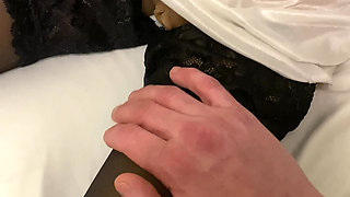 Enjoying Skinny in Stockings