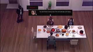 Forbidden passion unfolds with daring wife and bull in thrilling birthday play