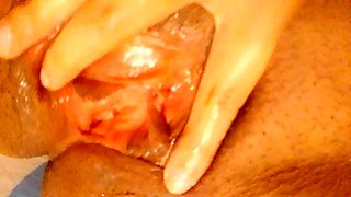 POV with Latina Saturno Squirt, Come See My Shaved, Pink, and Very Wet Pussy