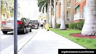 Angelina Castro featuring Angelina Castro's brunette action