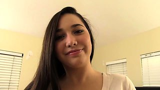 Latina Karlee Grey Taking Care Of Guy's Member