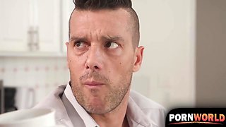 Hardcore Impomptu Threesome With The Landlords