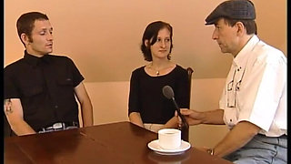 Small Breasts, White Skin and Typical German Amateur Couple